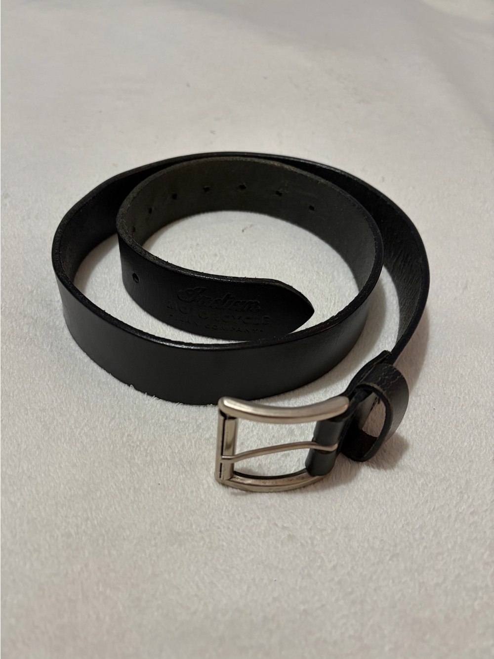 Vintage Indian Motorcycle Genuine Leather Belt